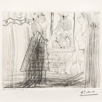 PABLO PICASSO “CAPTURED” BY EROS: RARE PROOFS FROM THE MARINA PICASSO COLLECTION AT LESLIE SACKS FINE ART (L.A.)