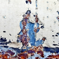 STORIES OF SEA WATER / PHOTOS OF CORROSIONS AND CRACKS ON A MOTORBOAT IN TAORMINA (SICILY, ITALY) #3